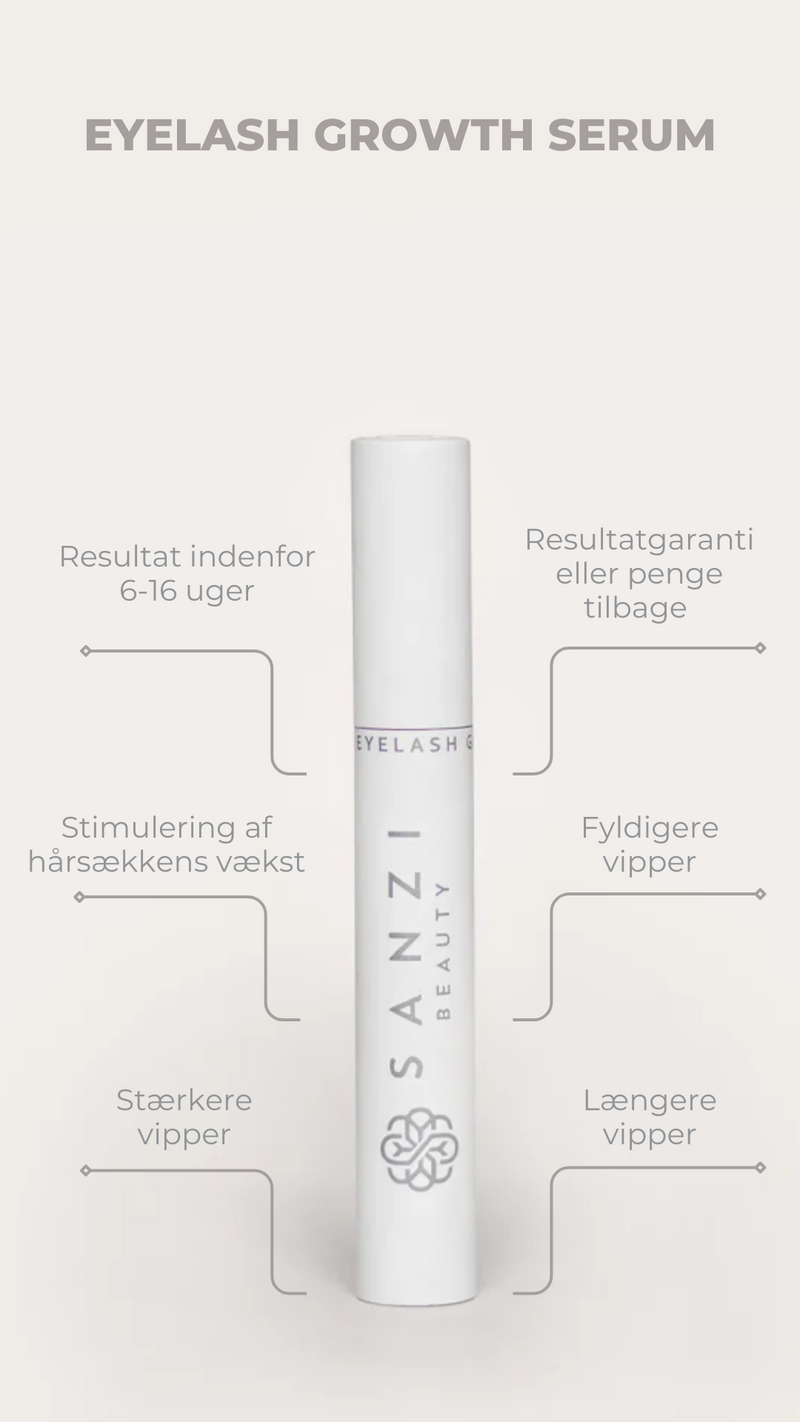 Sanzi Beauty Øjenvippe Vækst Siero 2 ml