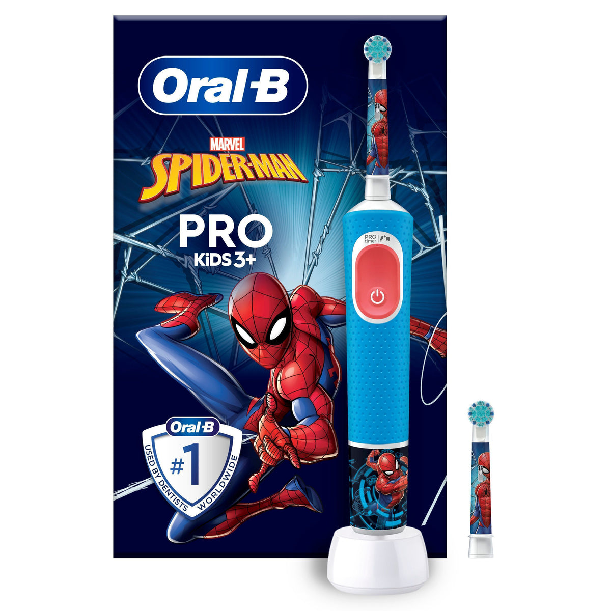 Oral B Vitality Pro Kids Spiderman HBOX Kit elettrico